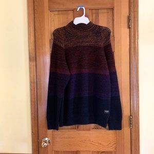 Men's Scotch & Soda High Collar Gradient Wool Blend Size Small
